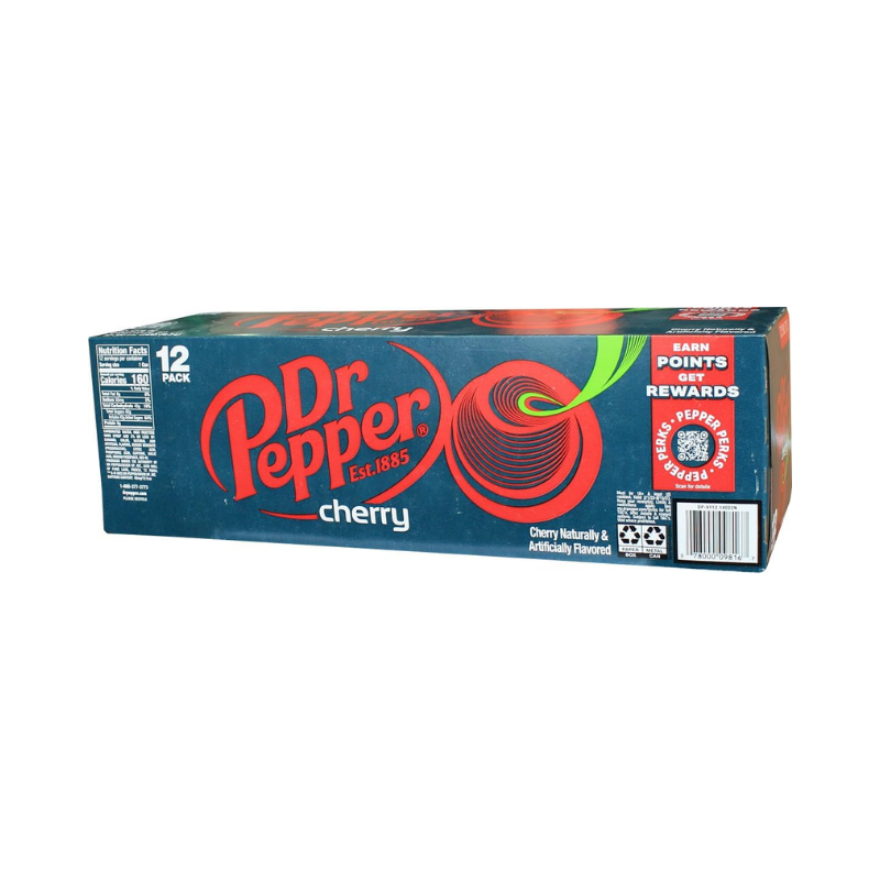 Dr Pepper Cherry Soda 12 X 355 mL