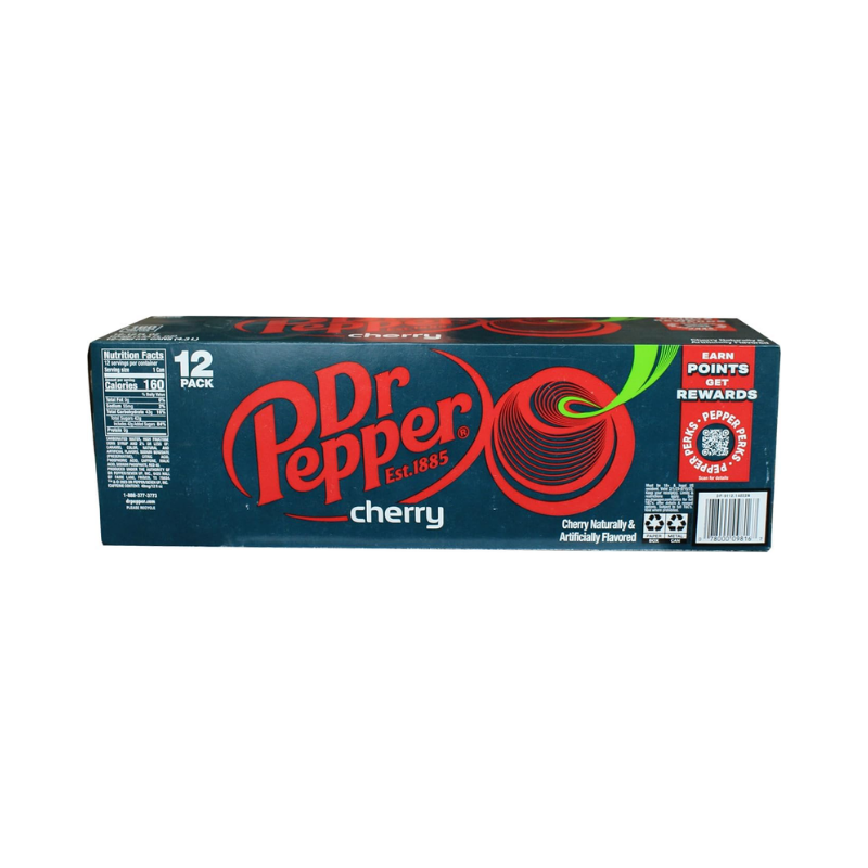 Dr Pepper Cherry Soda 12 X 355 mL