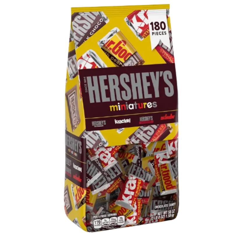 Hershey's Miniatures Chocolate Assortment Candy Bars 1.58 kg