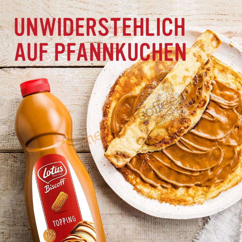 Lotus Biscoff Topping Sauce 1 KG (BB Jan 2026)