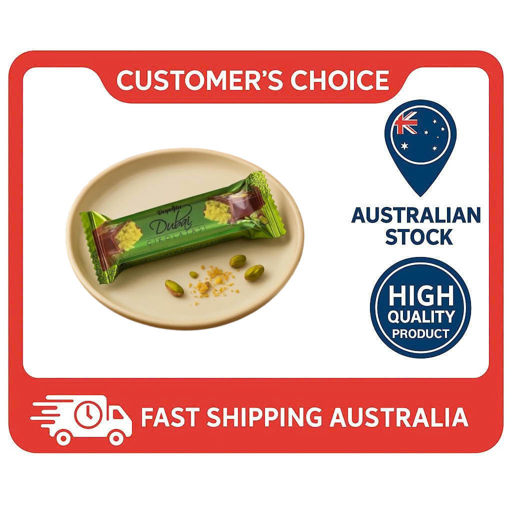 Beyoglu Dubaco Dubai Chocolate Bar 35g – Pistachio Cream & Crispy Kadayif