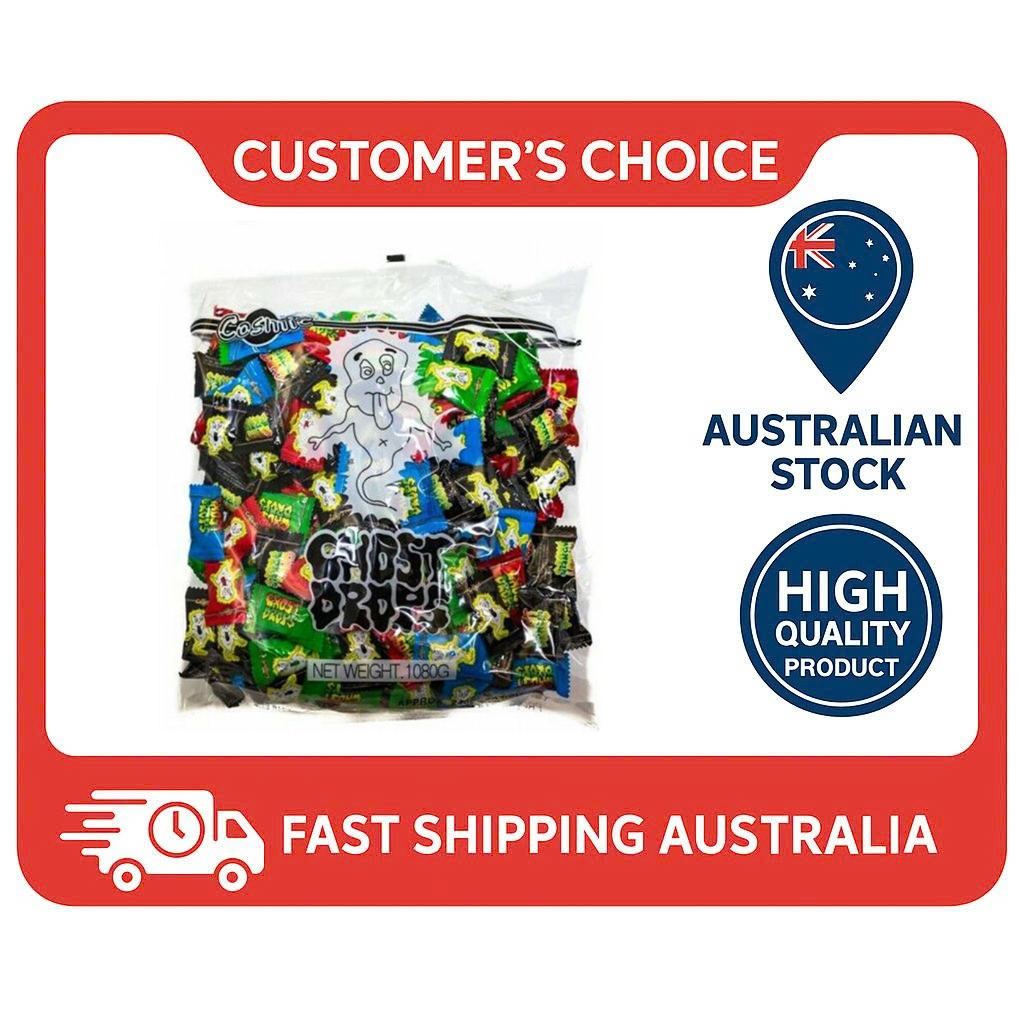 Ghost Drop Candy Bag 4g (x270 candy) – Sour Fruit Flavoured Mini Candy