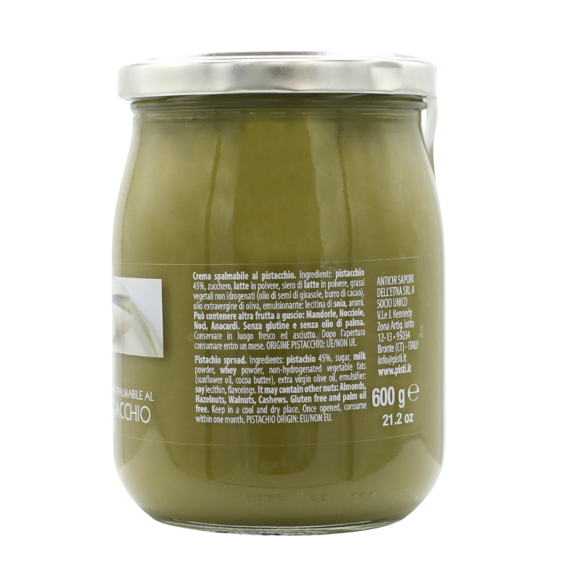 Pisti Spreadable Pistachio Cream 600g - Pack of 2