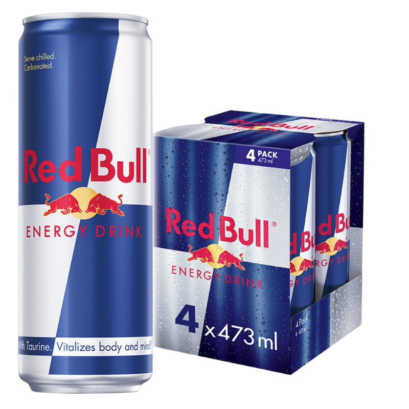 Red Bull Energy Drink 4x473ml x 3