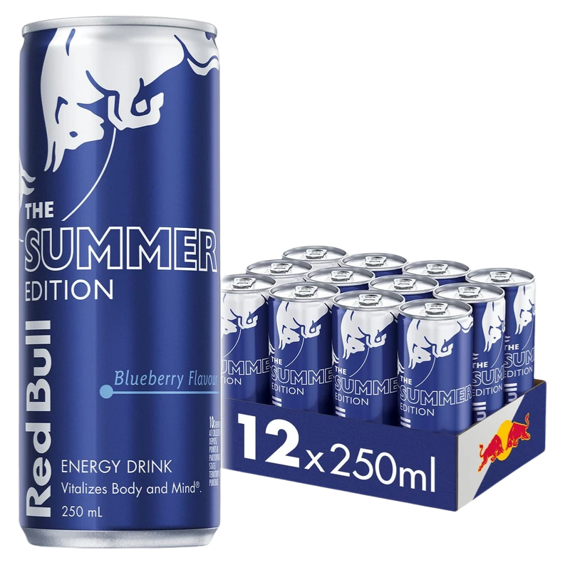 Red Bull Energy Drink Blueberry Summer Edition 250ml x 12