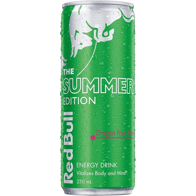 Red Bull Green Edition Dragon Fruit Energy Drink 250ml x 12