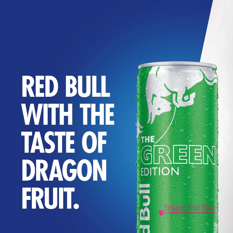 Red Bull Green Edition Dragon Fruit Energy Drink 250ml x 12