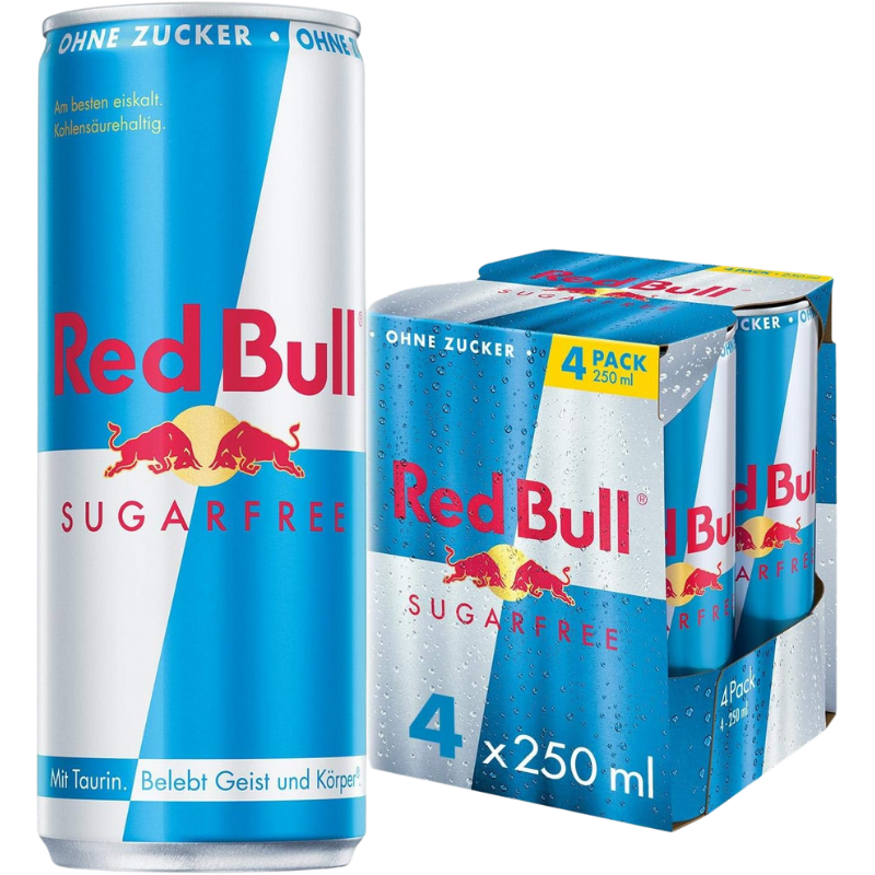 Red Bull Sugarfree Energy Drink 4x250ml x 6 – Sugar-Free