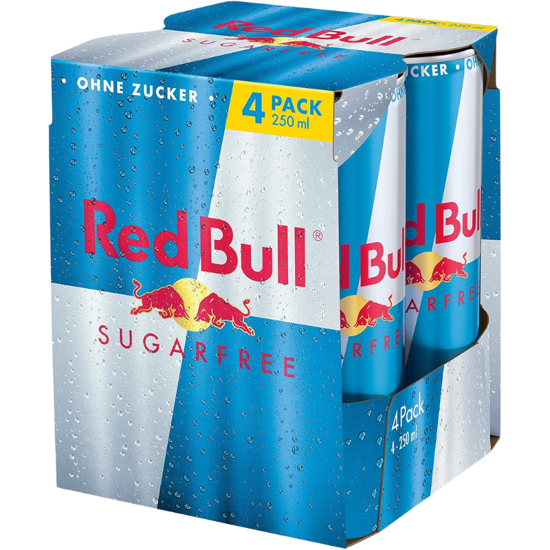 Red Bull Sugarfree Energy Drink 4x250ml x 6 – Sugar-Free