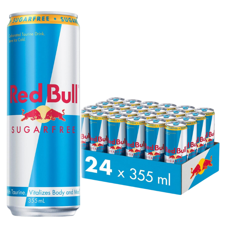 Red Bull Sugarfree Energy Drink 355ml x 24 – Zero Sugar