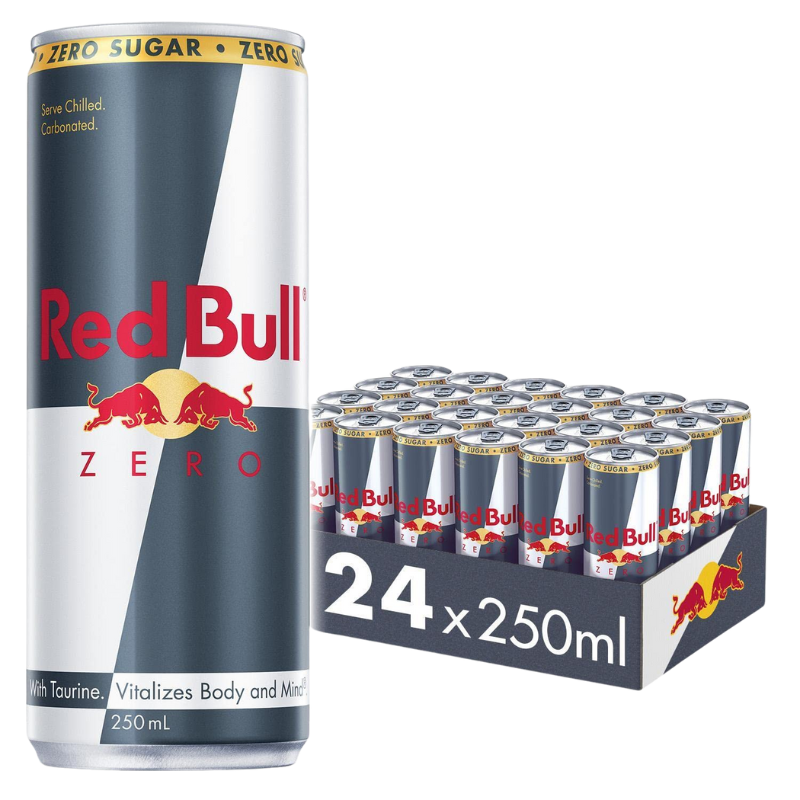Red Bull Zero Energy Drink 250ml x 24 | Sugar-Free