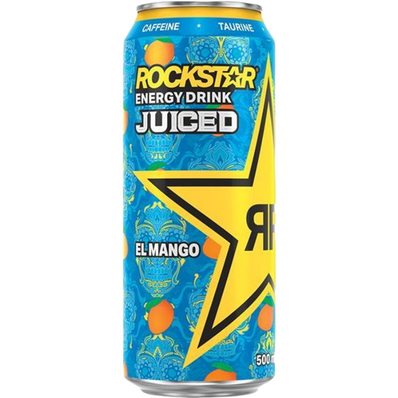 Rockstar Energy Drink El Mango 500ml X 12