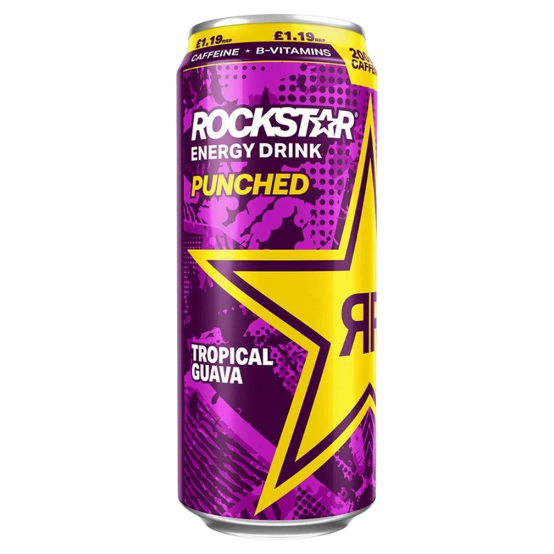 Rockstar Energy Drink Guava Punched 500ml X 12