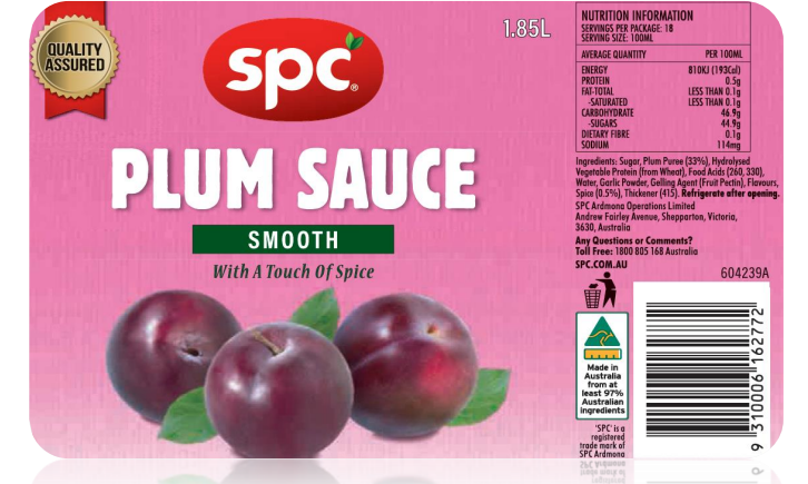Pre-order SPC Plum Sauce 1.85L (Available Mid November 2025)