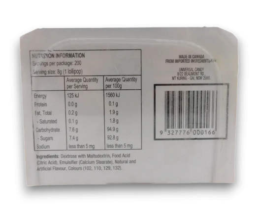 Sweetworld Lollipops 200 Pieces Jar