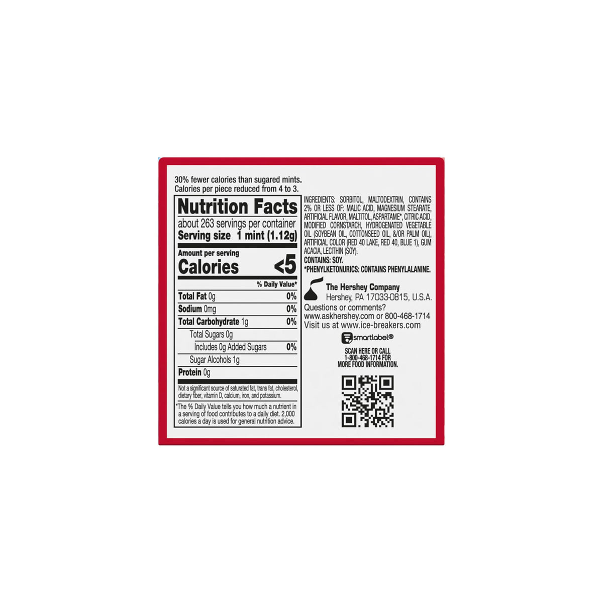 ICE BREAKERS Duo Sugar Free Mints, Strawberry, 1.3 Ounce, Pack of 8