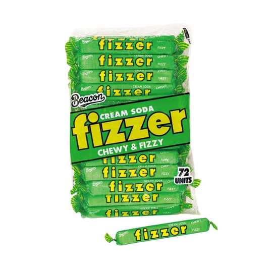 Beacon Fizzer Cream Soda Chewy Candy, 11.6 Grams x 72 Pieces