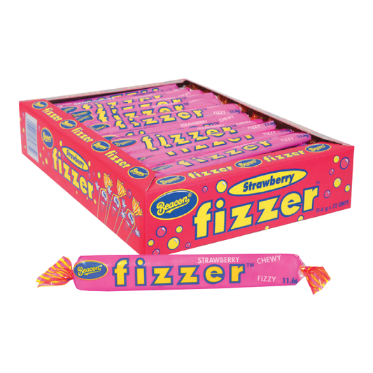 Beacon Fizzer Strawberry Flavour Fizzers, 11.6 Grams x 72 Pieces