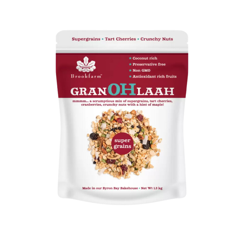 Brookfarm Granohlaah Supergrains Tart Cherries Crunchy Nuts 1.3kg