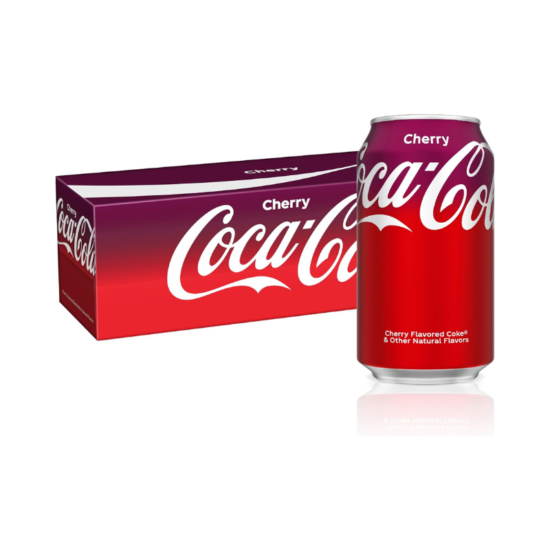 Coca Cola Cherry Flavored Coke Cans 12 X 355 mL