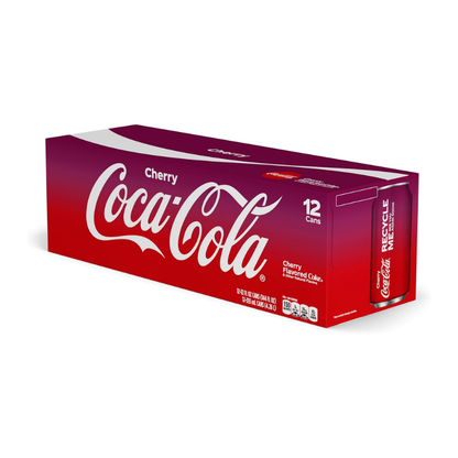 Coca Cola Cherry Flavored Coke Cans 12 X 355 mL