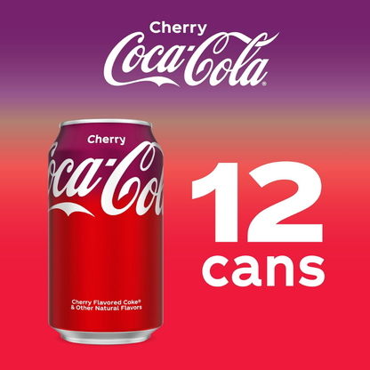 Coca Cola Cherry Flavored Coke Cans 12 X 355 mL