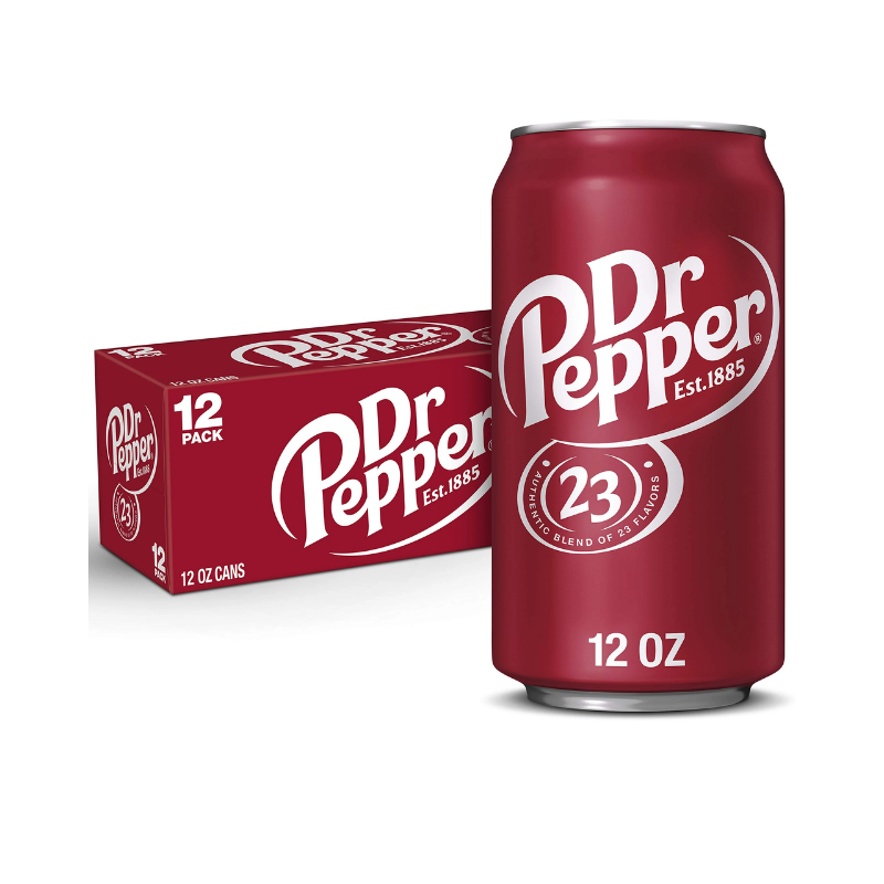 Dr Pepper Cans, 12 x 355mL