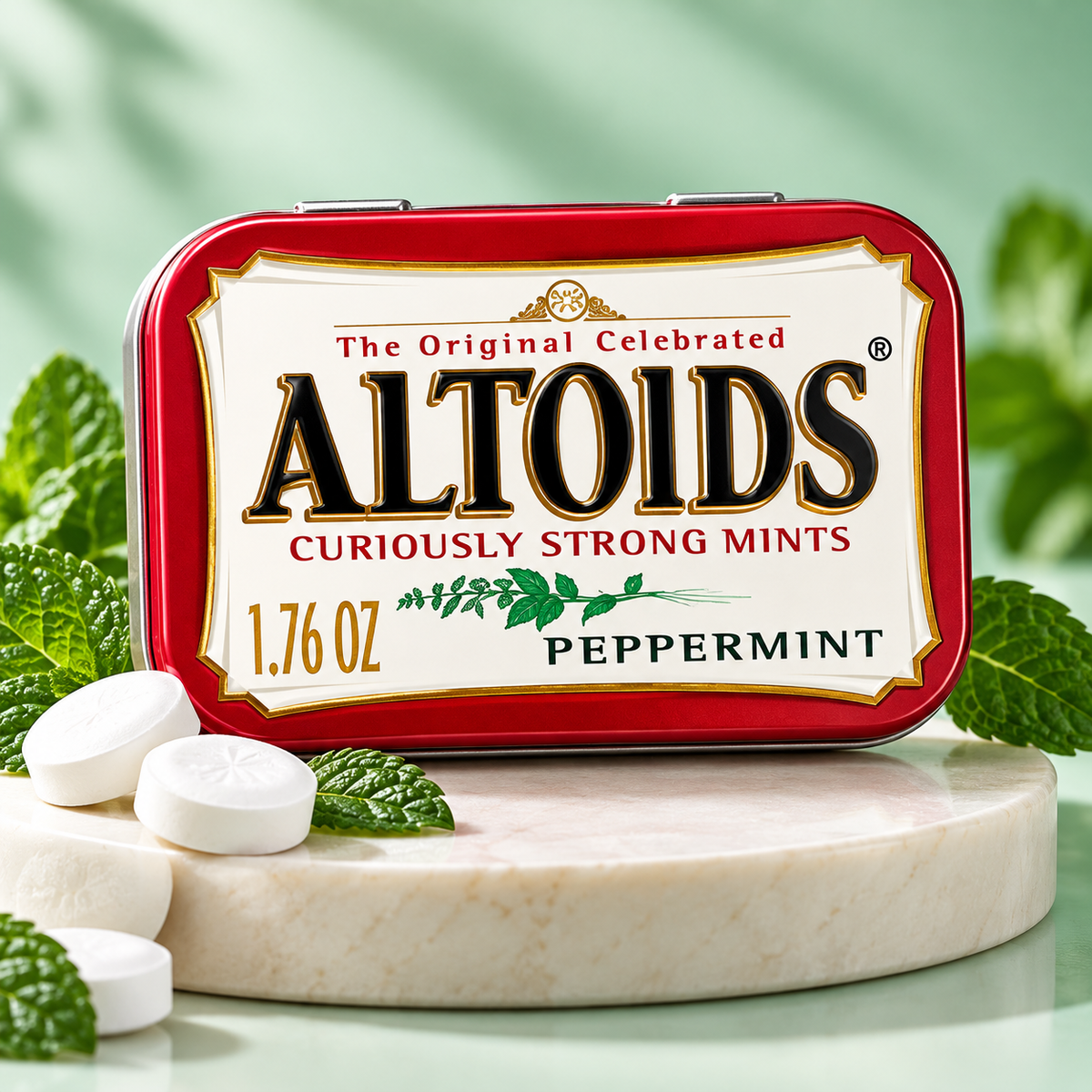 Altoids Peppermint Breath Mints, 50 g, Peppermint