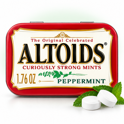Altoids Peppermint Breath Mints, 50 g, Peppermint