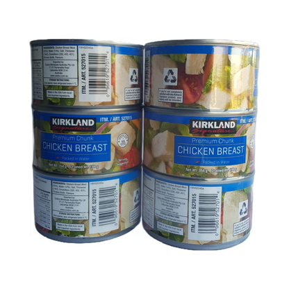 Kirkland Signature Premium Chunk Chicken Breast in Water, 6 Tins