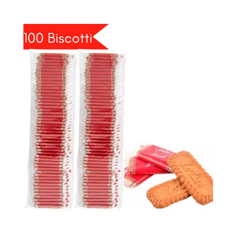 Lotus Biscoff Caramelised Biscuits, 6.25g x 100 Pack