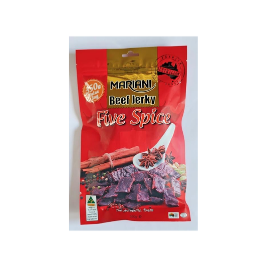 Mariani Five Spice Beef Jerky, High Protein Snack, 350g