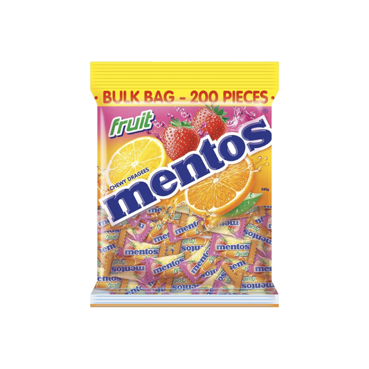 Mentos Fruit Candy Pillowpack, Classic Mix of Fruity Flavours, 540g