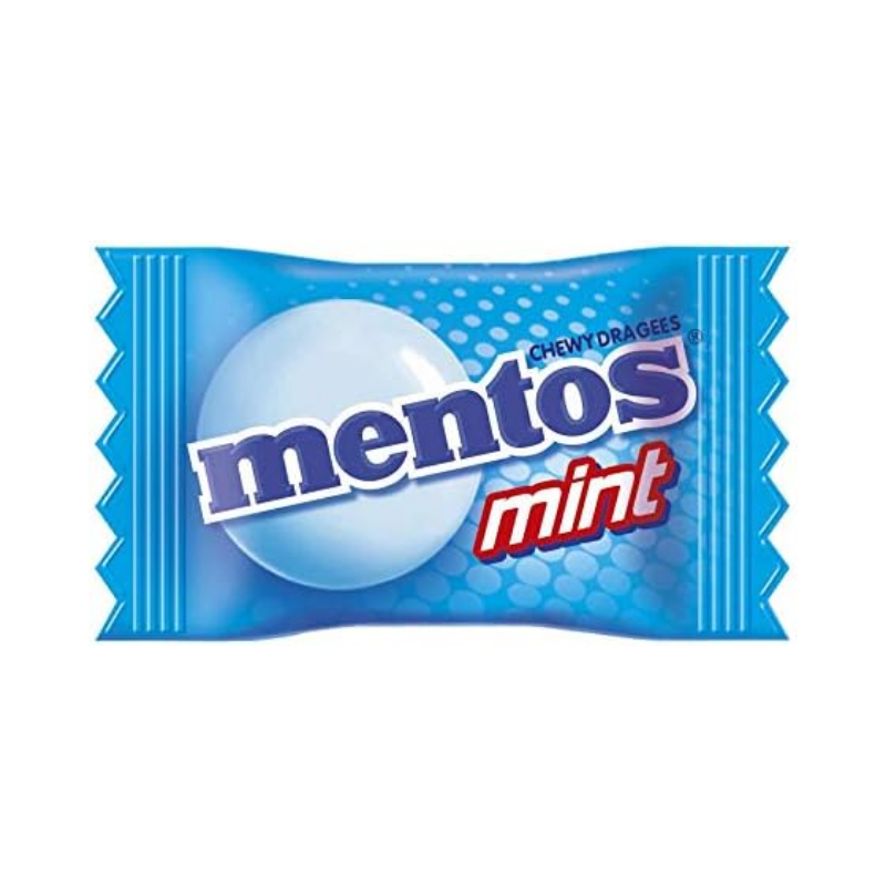 Mentos Mint Candy Pillowpack, Minty Freshness and Enjoyable Chew, 540g