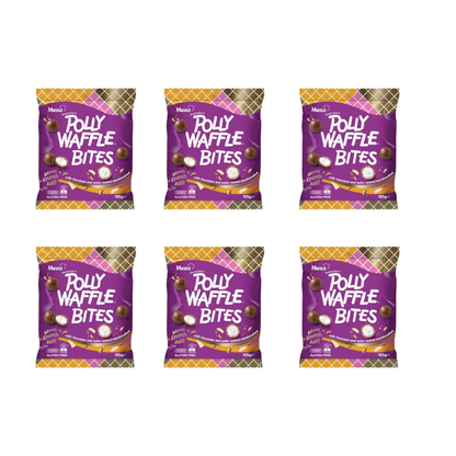 Menz Polly Waffle Bites, 125g x 6 Bags