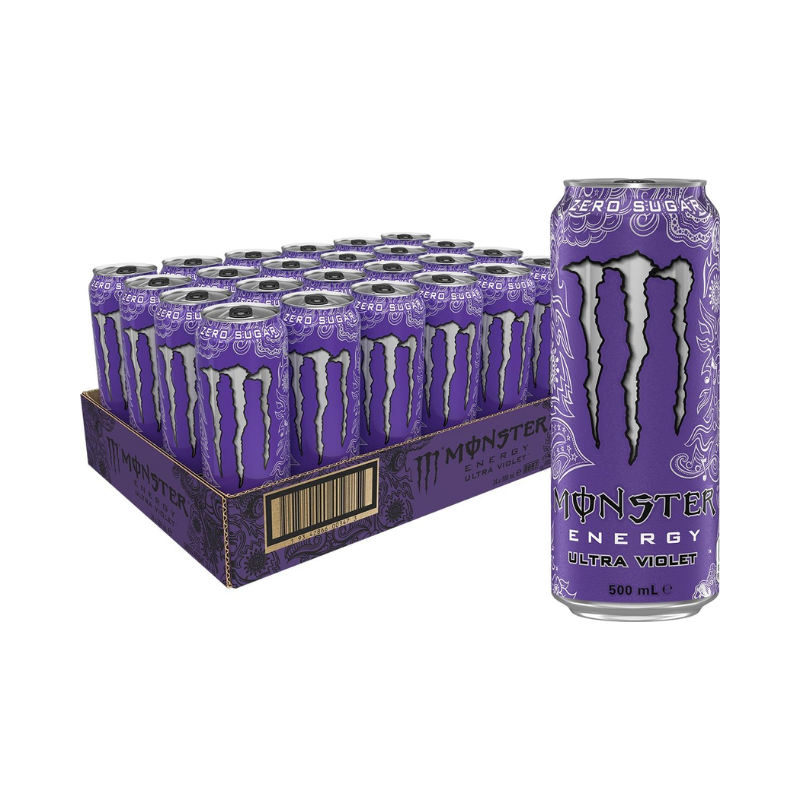 Monster Energy Drink Ultra Violet 24 x 500mL