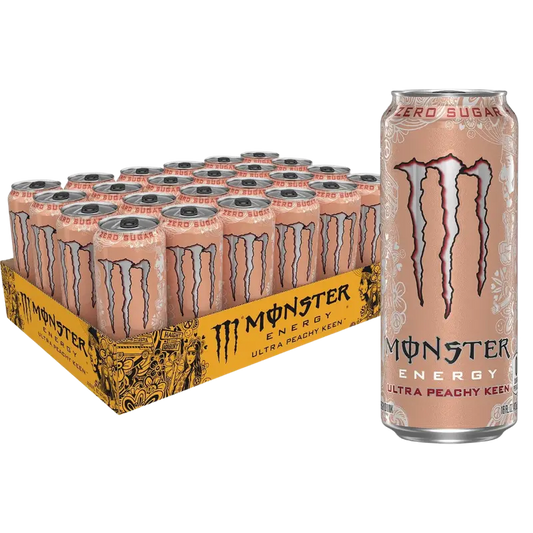 Monster Energy Drink Ultra Peachy Keen 24 x 500mL