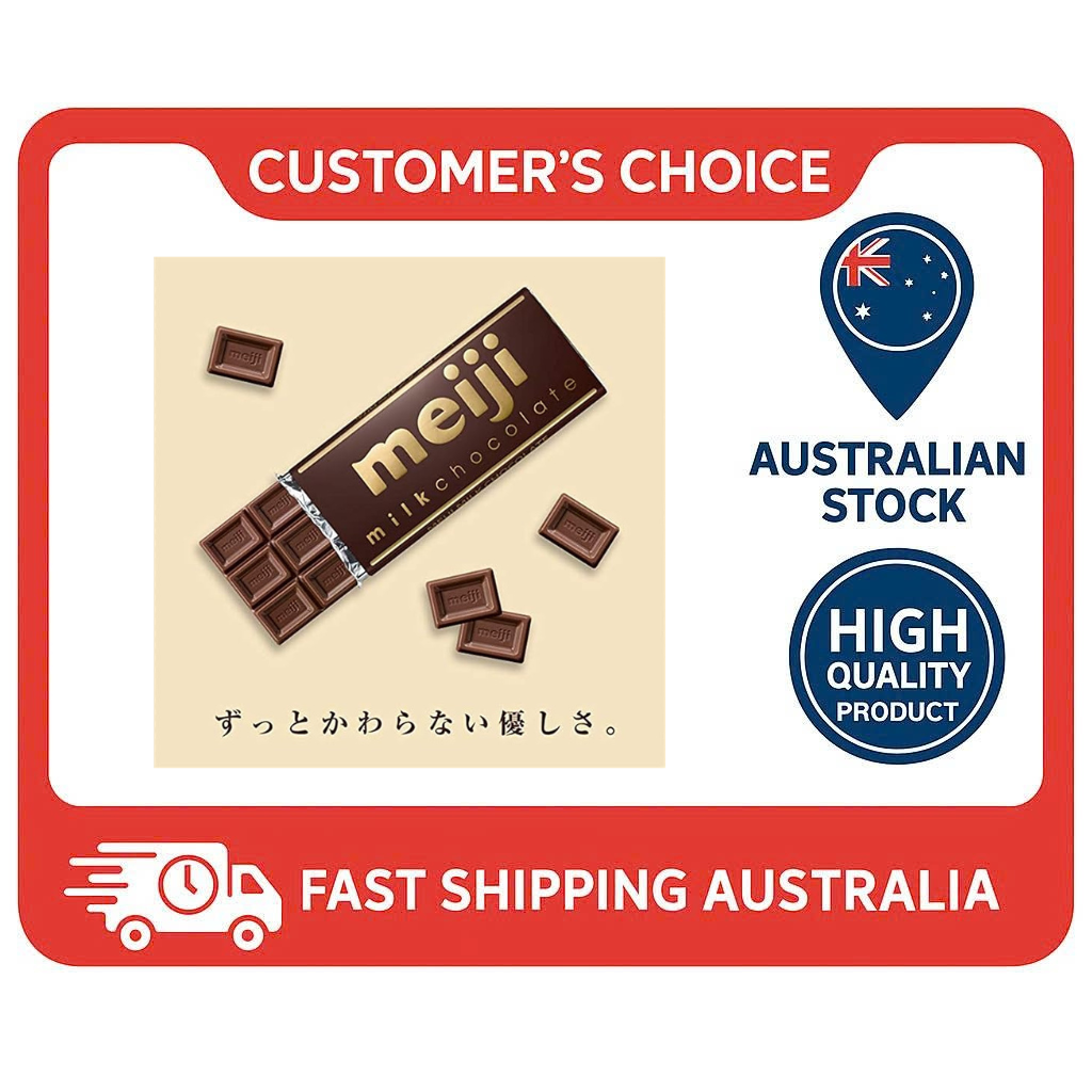 Meiji Milk Chocolate 1.8 oz (50 g) x 10 Packs