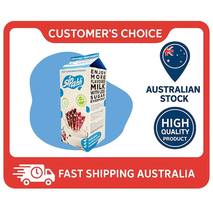 Sipahh Milk Flavour Straws Vegan Friendly 40 Carton
