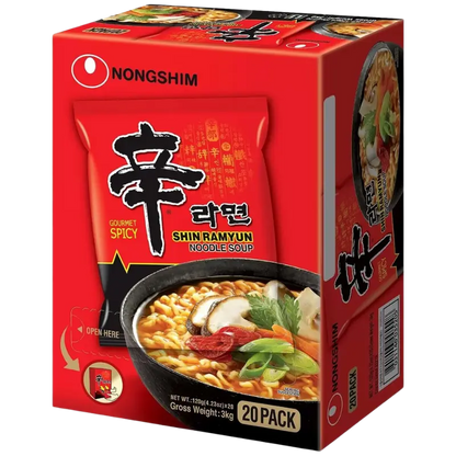 Nongshim Shin Ramyun Noodle 20 X 120 Grams