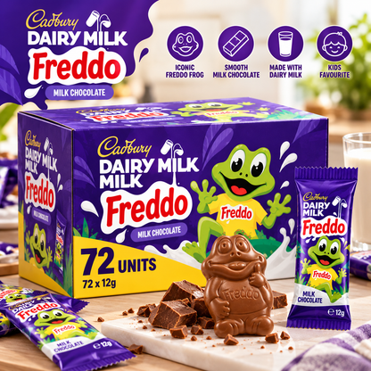 Cadbury Freddo Frog Dairy Milk Chocolate 12G X 72 Pack Bulk Box