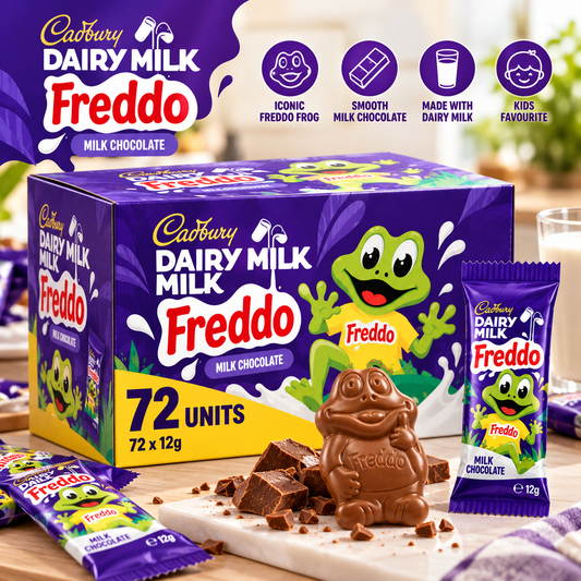Cadbury Freddo Frog Dairy Milk Chocolate 12G X 72 Pack Bulk Box