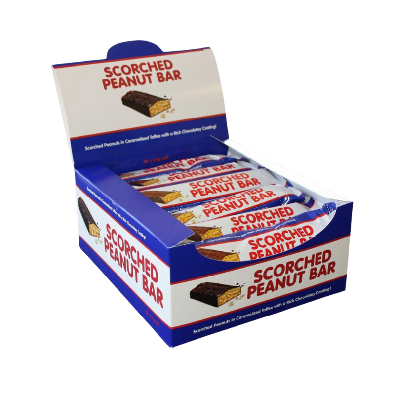 Scorched Peanut Bar, 45g x 30 Bars