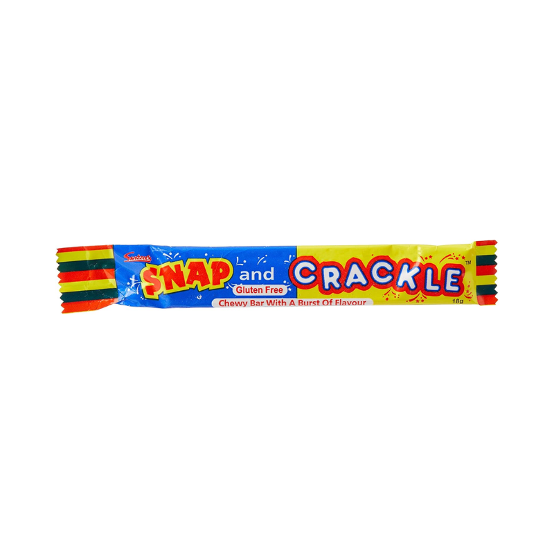 Swizzel Snap and Crackle Chewy Bar, 60 x 18 Grams