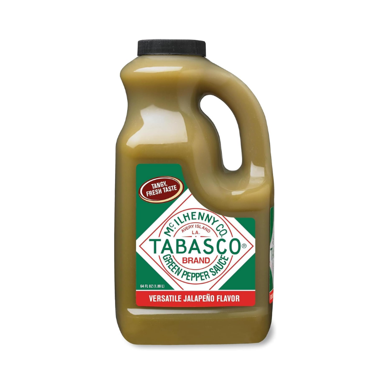 TABASCO Green Pepper Sauce – Mild Jalapeno Pepper Sauce, 1.89L