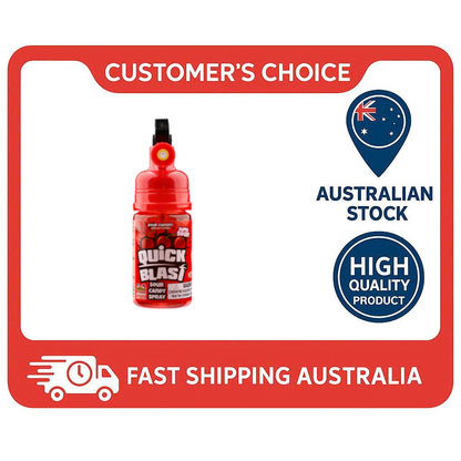 Kidsmania Quick Blast Sour Candy Spray 58g x 12 Units – Assorted Flavours