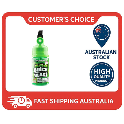 Kidsmania Quick Blast Sour Candy Spray 58g x 12 Units – Assorted Flavours