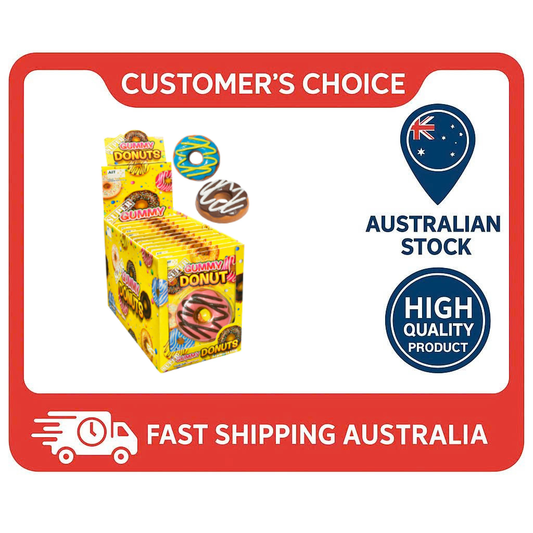 AIT Donut Gummy 150g x 12 Units – Fun Fruity Donut-Shaped Gummy Candy