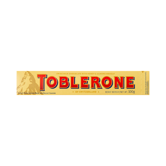 Toblerone Swiss Milk Chocolate Bar, 20 x 100 Grams