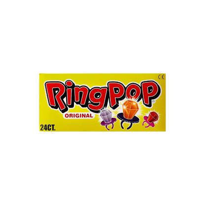 Topps Original Ring Pop Lollipops, 24 x 14 Grams